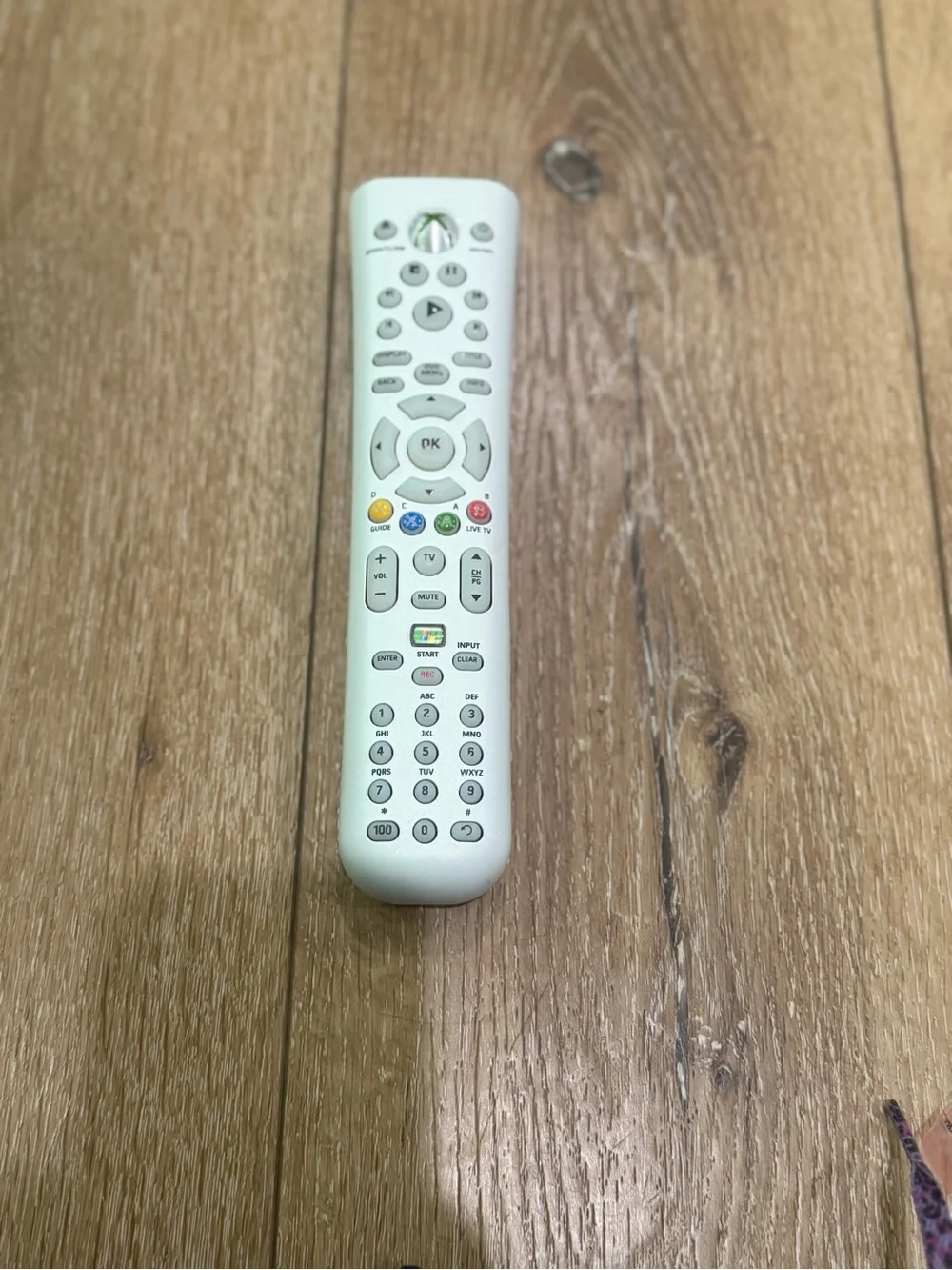 Official Microsoft Xbox 360 Universal Media DVD Remote Control OEM White Tested